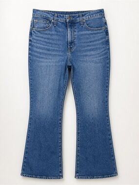Madewell Perfect Vintage Flare Jeans Size 31 Blue Wash High Rise Denim